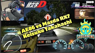 I race against Mazda RX7 Keisuke Takahashi Initial D Arcade Stage 8 Infinity Gameplay #initiald