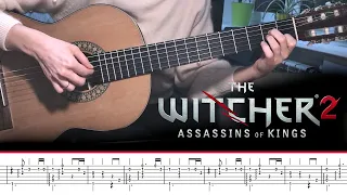 The Witcher 2 - Dwarven Stone Upon Dwarven Stone Classical Guitar + tabs/notes