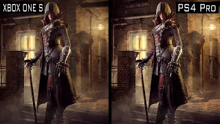 Assassin's Creed Syndicate PS4 Pro vs Xbox One s Graphics Comparison