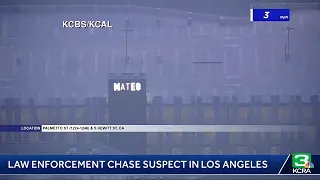 Law enforcement is chasing a suspect in Los Angeles; See LIVE VIDEO here: