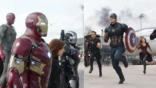 Believer - Iron Man Vs Captain Airport America Battle Scene | Iron Man | Captain America | #Shorts