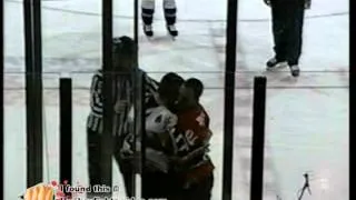 Dec 25, 2001 Ken Richardson vs Ken Goetz San Antonio Iguanas vs Corpus Christi Ice Rays CHL