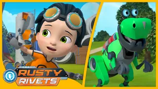 Rusty’s Pet Project / Super Sticky Glue and MORE | Rusty Rivets Episodes | Cartoons for Kids