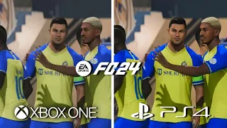 EA Sports FC 24 PS4 vs Xbox One Graphics Comparison