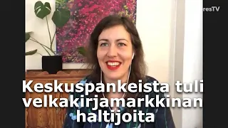 Keskuspankeista tuli velkakirjamarkkinan haltijoita