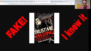 Trust Me I'm Lying by Ryan Holiday - what a FAKE