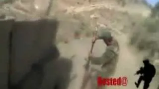 U.S. Marines and ANA in Intense Firefight   Embedded Journalist Hit In Body Armor