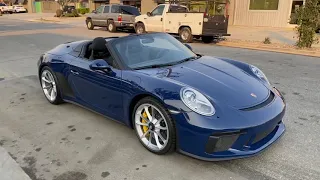 2019 Porsche 911 Speedster Video