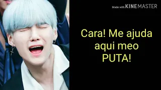 Ligação BTS em: Yoongi e seus problemas