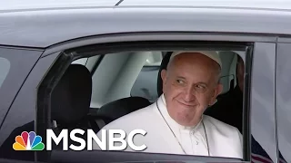 Pope Francis Arrives In U.S., Rides Off In Fiat | MSNBC