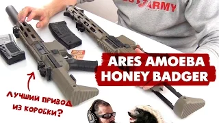 Лучший привод "из коробки"? Обзор страйкбольного карабина ARES Amoeba Honey Badger.