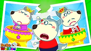 ¡Ay no mamá, papá! ¡No te enojes! 😫😰 Animación divertida 👶 Historias Divertidas @BebeWolfoo