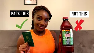 What to pack or not pack when moving to the USA as an International student  -  Food, Clothes etc.