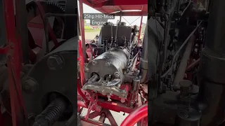 Giant One Cylinder Engine in a 1911 International Mogul Tractor