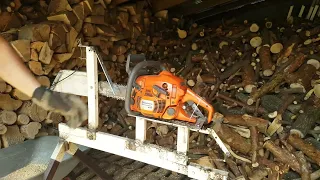 Stojak do cięcia drewna (test)