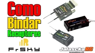 Como bindar receptores frsky modelos (V8FR-II D4R-II D8R-II PLUS) no modulo DJT