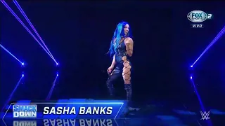 Entrada Sasha Banks regresa a Smackdown - WWE Smackdown 28/01/2022 (En Español)