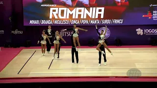 Romania (ROU) - 2022 Aerobic Worlds, Guimaraes (POR) - Aerobic Dance Qualifications