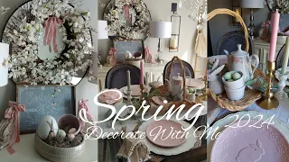 🌸NEW🌸 2024 SPRING DECORATE WITH ME/DECORATE MY DINING ROOM FOR SPRING/FARMHOUSE SPRING DECOR