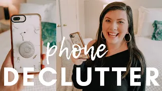 5 STEPS TO DECLUTTER YOUR PHONE 🌟 | the best way to organize your phone