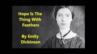 "Hope Is The Thing With Feathers" Emily Dickinson poem GREAT METAPHOR about hope! Julie Harris