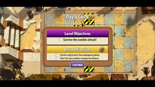 PvZ 2, Penny's Pursuit, Week 9: Level 4, Extra Hot (3 Chilies), All Objectives