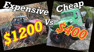 Paying too much for performance? CHEAP Rc Crawler Vs EXPENSIVE Rc Crawler