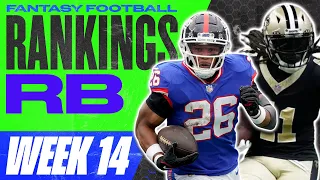 2023 Fantasy Football RANKINGS - TOP 30 Running Backs for Week 14