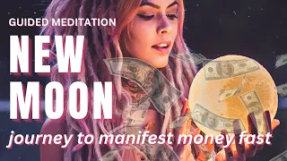 NEW MOON Meditation AUGUST 2023 | Reiki to Clear Financial Blocks, Attract & Manifest Money FAST