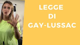 LEGGE DI GAY - LUSSAC