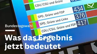 Bundestagswahl 2021: Was das Ergebnis für die Koalitionsverhandlungen bedeutet