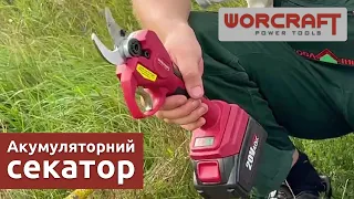 Акумуляторний безщітковий секатор WORCRAFT CSC-S20LiB. Відгук покупця