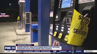 Some Central Florida gas stations run out of fuel