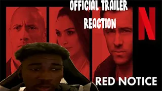 Red Notice Netflix Original OFFICIAL TRAILER REACTION