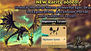 NEW EPIC NIGHTMARE TYRANT MAX LEVEL 180 TITAN MODE - Dragons: Rise of Berk New Update