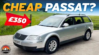 I BOUGHT A CHEAP VW PASSAT ESTATE FOR £350!