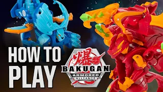 How to Play Bakugan Armored Alliance With Baku-Gear! | Official Toy Battling Game Tutorial