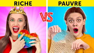 ÉTUDIANTS RICHES VS ÉTUDIANTS PAUVRES || Moments familiers et amusants par 123 GO Like!