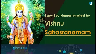 Baby Boy Names Inspired by VishnuSahasranamam - 139 Hindu and Vedic Boy Baby Names |www.jothishi.com
