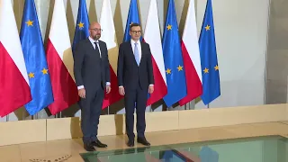 Polish-Swedish initiative for Ukraine: PM Mateusz Morawiecki welcomed Charles Michel in Morawiecki