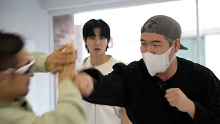 Coach Yang teaches you how to hit a UFC one-two (feat U-KNOW Yunho)