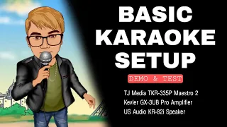 Basic Karaoke Setup (TJ Media Karaoke Player TKR-335P Maestro 2)