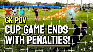 CUP GAME ends with PENALTY SHOOTOUT! Goalkeeper POV - Match Highlights