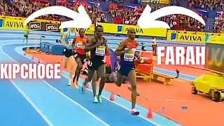 When Eliud Kipchoge OUTKICKED Mo Farah (2 Mile Track Race)