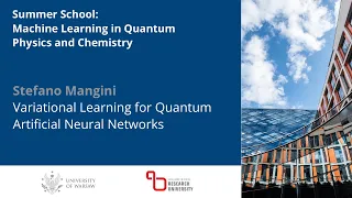 Stefano Mangini "Variational Learning for Quantum Artificial Neural Networks"