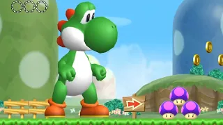 Giant New Super Mario Bros. Wii Yoshi  - Walkthrough -  #02