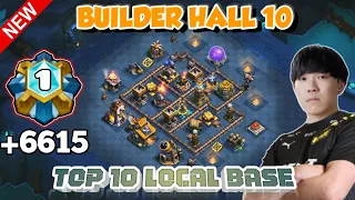 TOP 10 BH10 ANTI 3 STAR BASE WITH LINK || BH10 TOP LOCAL +6615 TROPHY || BH10 BASE LAYOUT 2024