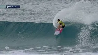 Carissa Moore Drifts Her Fins and Tears Snapper Apart for 8.70