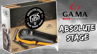 Unboxing GA.MA gbs Absolute Stage hair clipper
