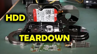 EEVblog 1398 - Western Digital RED 6TB WD60EFRX Hard Drive TEARDOWN